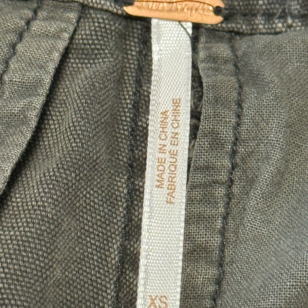 Free People Washed Charcoal Cargo Overalls - Picture 11 of 11